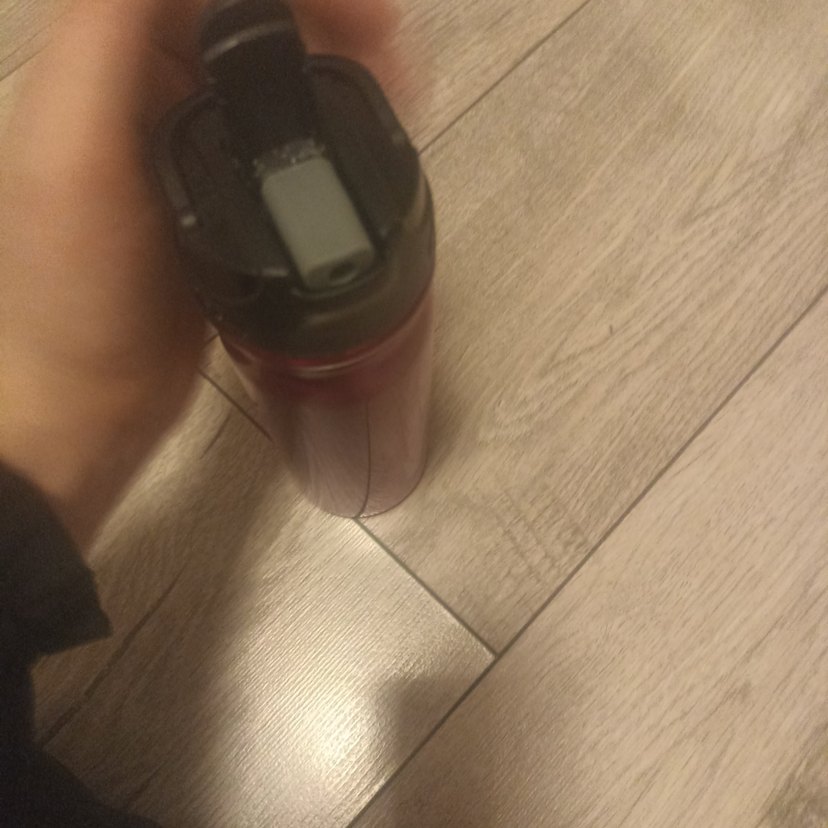 Parlak Bordo Çocuk Termos Şişesi - Görsel 2