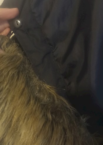 Kürk Detaylı Siyah Kadın Yelek - Görsel 5