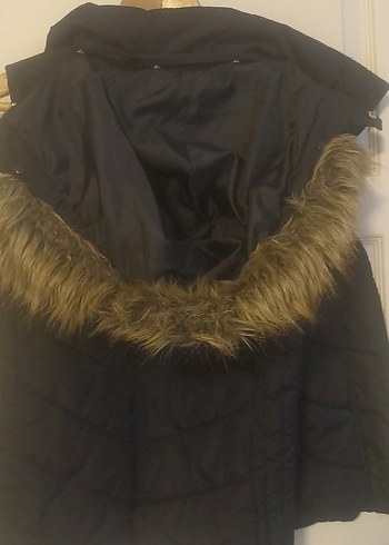 Kürk Detaylı Siyah Kadın Yelek - Görsel 4