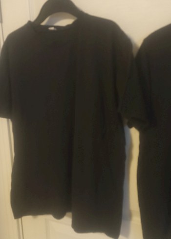 Siyah Erkek Basic Pamuklu Kısa Kollu Tişört - Görsel 2