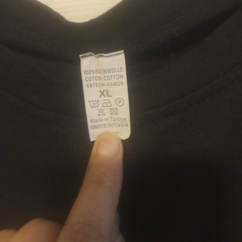 Siyah Erkek Basic Pamuklu Kısa Kollu Tişört - Görsel 3