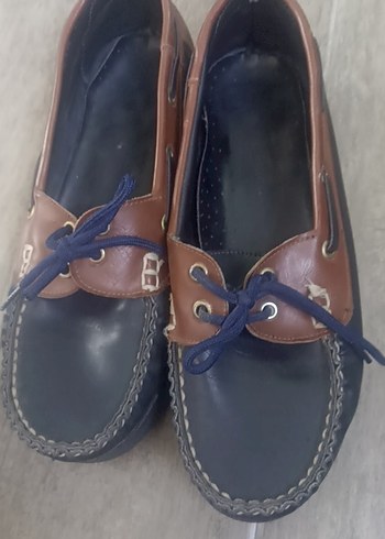 Koyu Mavi Tokalı bayan ayakkabı - Görsel 4