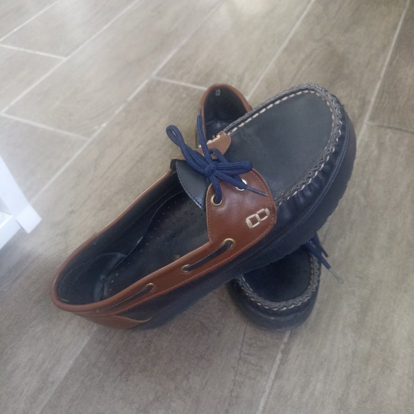 Koyu Mavi Tokalı bayan ayakkabı - Görsel 3