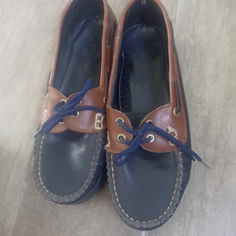 Koyu Mavi Tokalı bayan ayakkabı - Görsel 5