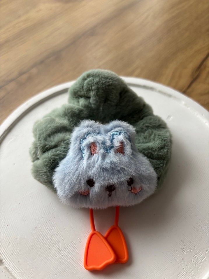 Nakışlı Peluş  Çocuk Toka Seti - Görsel 4