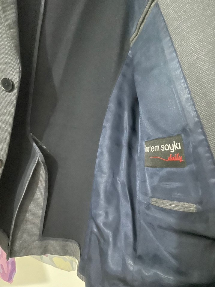 Hatemoğlu Gri Erkek Regular Fit Ceket - Görsel 3