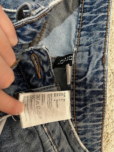 36 Beden mavi Renk H&M mom jean