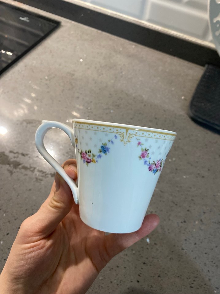 Pastel Çiçek Desenli Porselen Kahvaltı Takımı - Görsel 3