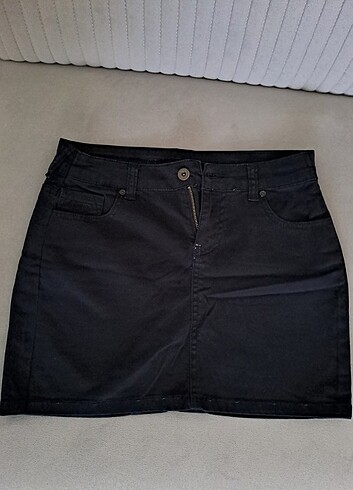 Zara GUESS SİYAH MİNİ ETEK