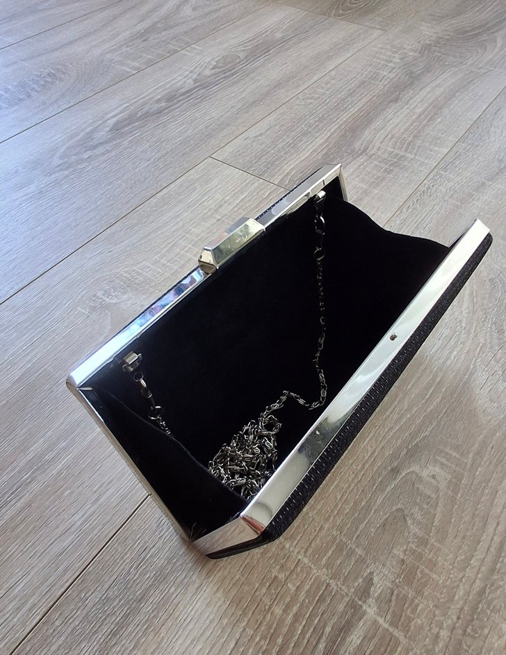 Siyah Kadın Abiye Çanta - Görsel 4