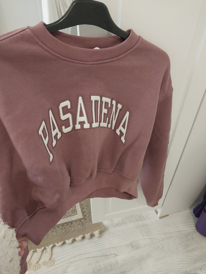 kolej crop Sweatshirt - Görsel 2