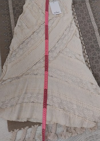 Dantel asimetrik etek - Görsel 7