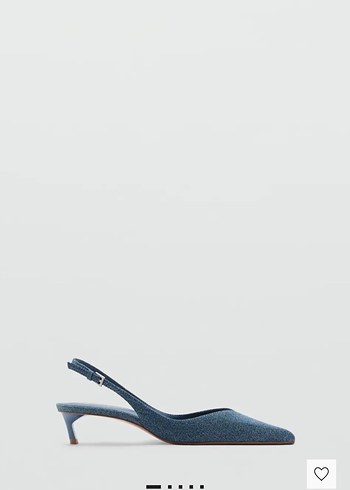 Mavi Denim Stiletto Kadın Ayakkabı - Görsel 2