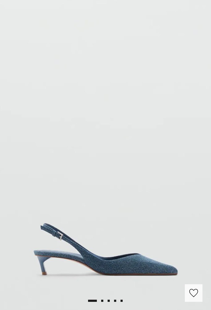 Mavi Denim Stiletto Kadın Ayakkabı - Görsel 2