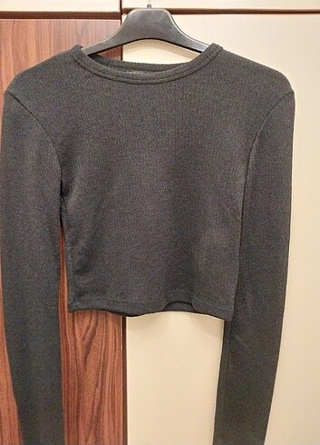 s Beden Crop uzun kol t-shirt
