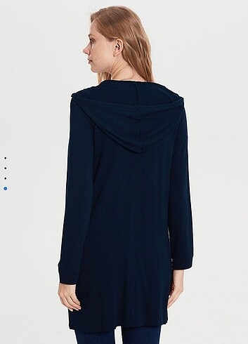 s Beden LCW lacivert tesettür ceket/ fermuarlı sweatshirt