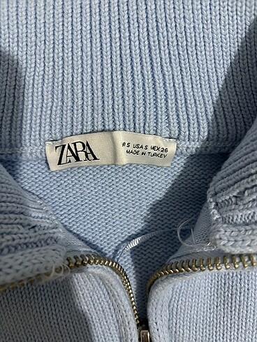 s Beden Zara crop triko kazak