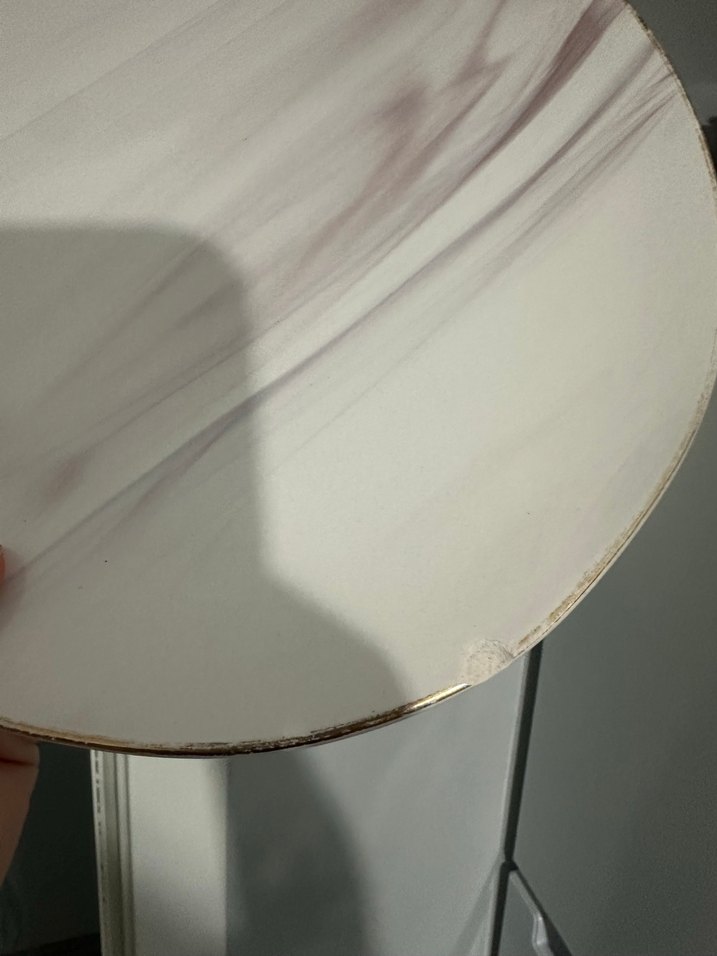 Gri Mermer Desenli Beyaz Saklama Kabı - Görsel 4