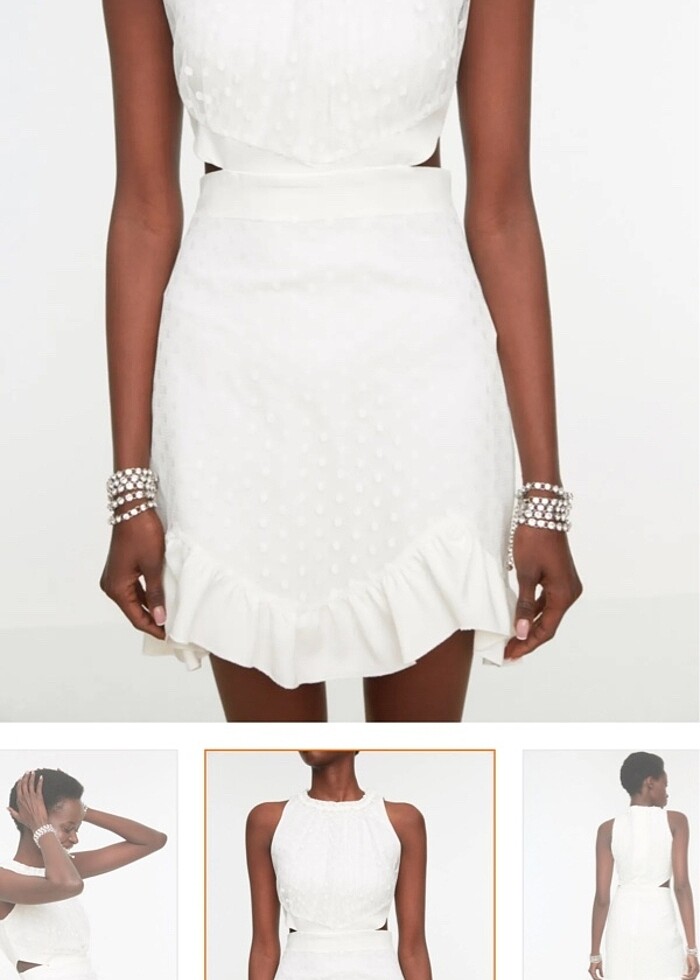 Beyaz elbise - Görsel 3