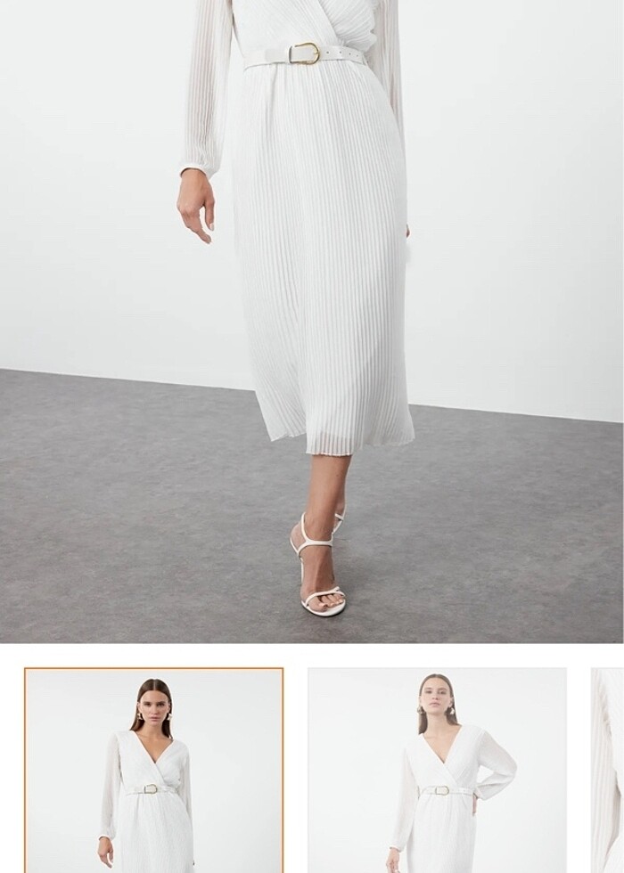 Beyaz elbise - Görsel 2