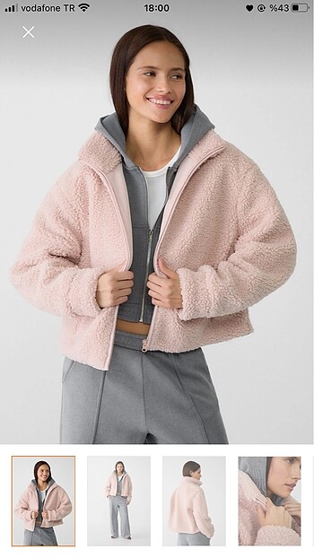 Stradivarius Peluş mont