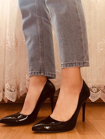 Diğer Siyah Stiletto Ayakkabı