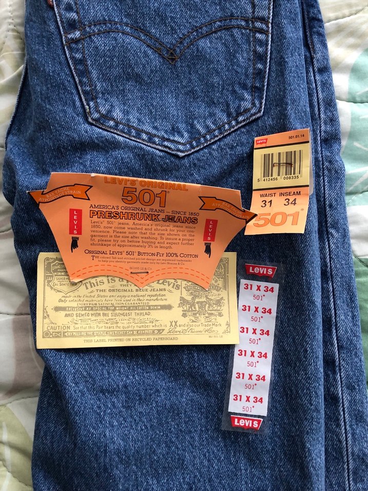 90's levis deadstock — görsel 14/14
