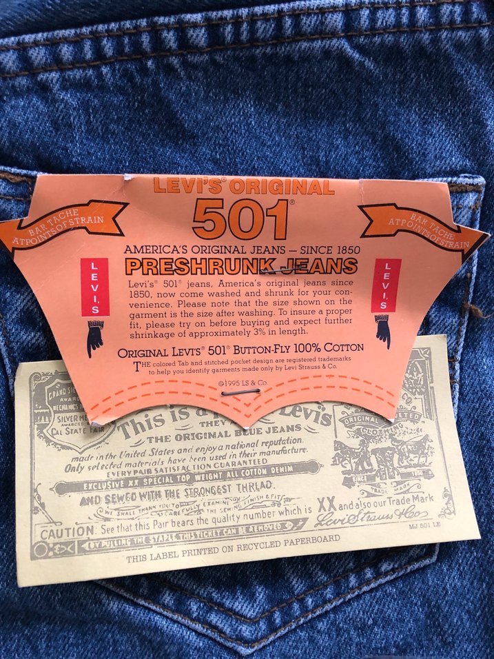 90's levis deadstock — görsel 2/14