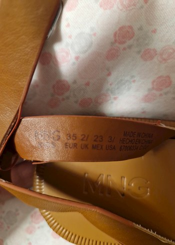 Nakışlı Örme Detaylı Sandalet Mango - Görsel 5