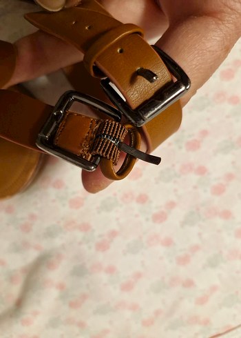 Nakışlı Örme Detaylı Sandalet Mango - Görsel 9