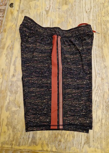 Beli Kemerli Çok Renkli Erkek deniz şort - Görsel 4