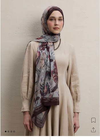 Freshscarf Harmony Of Culture Serisi Bordo Şal
