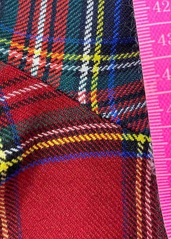 Düğmeli Çok Renkli Kareli Midi Kadın Gömlek elbise - Görsel 7