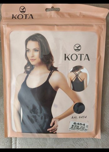 Kota Siyah Askılı Atlet