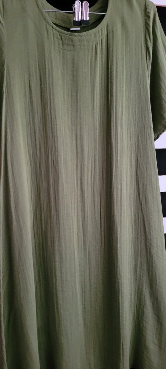 Müslin kumaş elbise 44 beden - Görsel 3