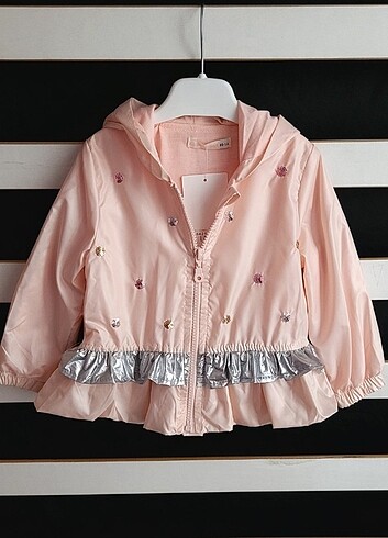 Kız bebek kapüşonlu yağmurluk 1 yaş  - Görsel 3