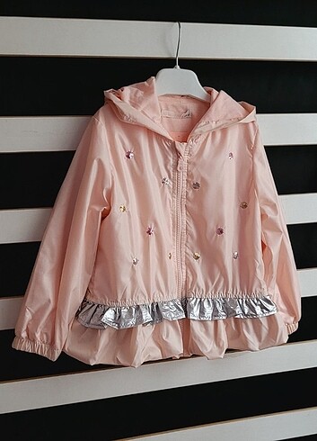 Kız bebek kapüşonlu yağmurluk 1 yaş  - Görsel 4