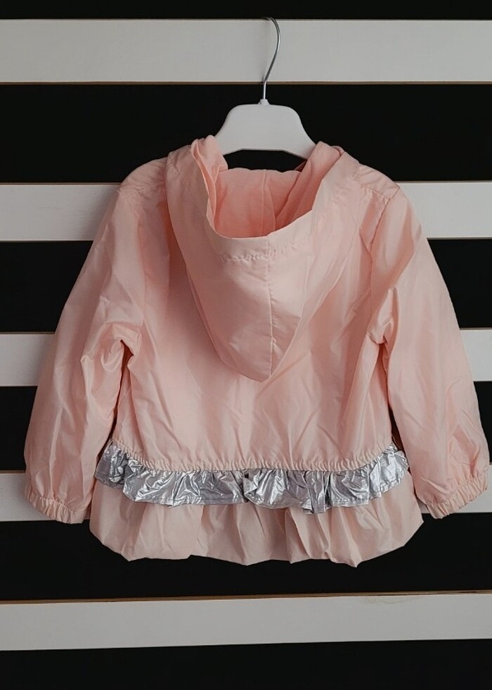 Kız bebek kapüşonlu yağmurluk 1 yaş  - Görsel 2