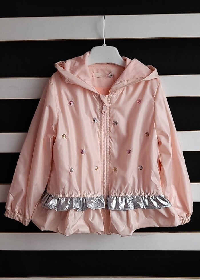 Kız bebek kapüşonlu yağmurluk 1 yaş  - Görsel 5