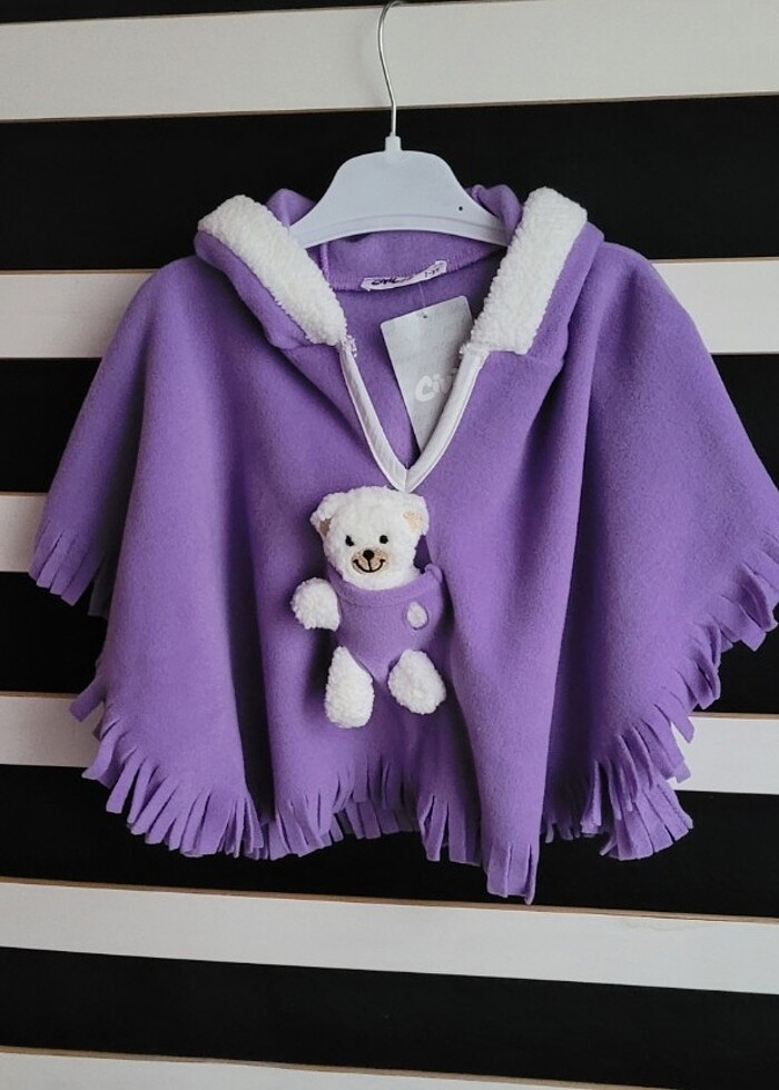 Kız çocuk panço 2-3 yaş - Görsel 5