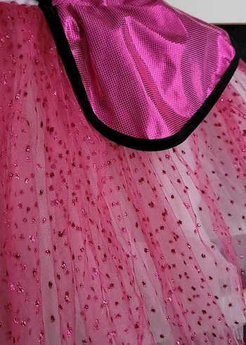 5 Yaş Beden Puantiyeli Pembe Çocuk Kostümü