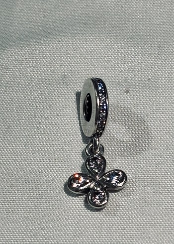 Pandora Boncuklu Çiçek Desenli Charm - Görsel 2