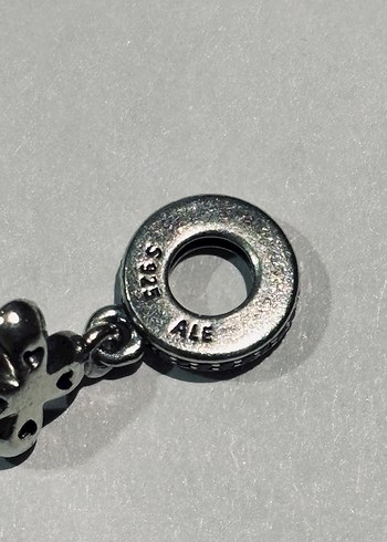 Pandora Boncuklu Çiçek Desenli Charm - Görsel 3