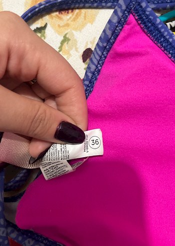 Renkli Boncuklu Bohem Bikini Üstü - Görsel 6