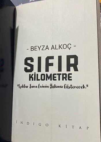 Beden Renk Beyza Alkoc'tan 3391 Kilometre ve Sıfır Kitapları