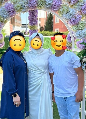 Nikah elbisesi beyaz elbise 