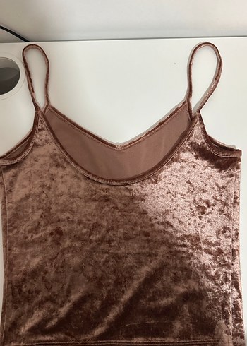 Bershka Kadife askılı üst