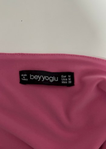 m Beden Pembe askılı üst