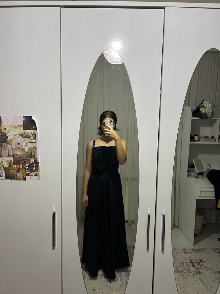 Düğmeli Beyaz Kadın Midi Blazer - Görsel 3