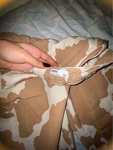38 Beden kahverengi Renk addax mom jeans